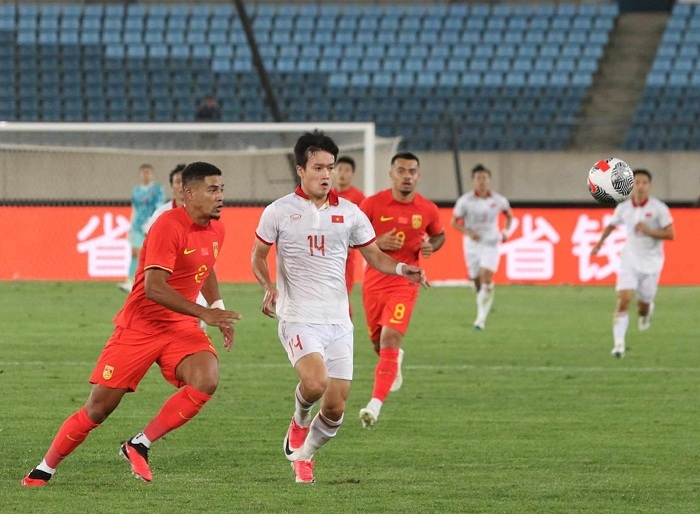 Tuyển Việt Nam nhận thất bại 0-2 trước Trung Quốc trong trận giao hữu